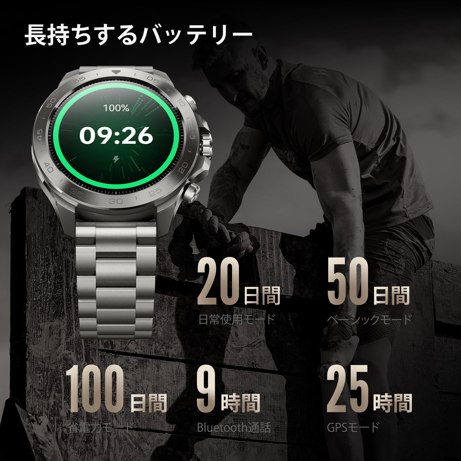 【公式限定】Mibro GS Explorer S チタン S-Ti