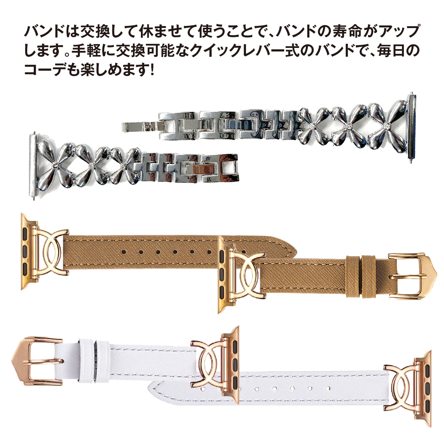 Mibro 共通用 レザーバンド 22mm対応