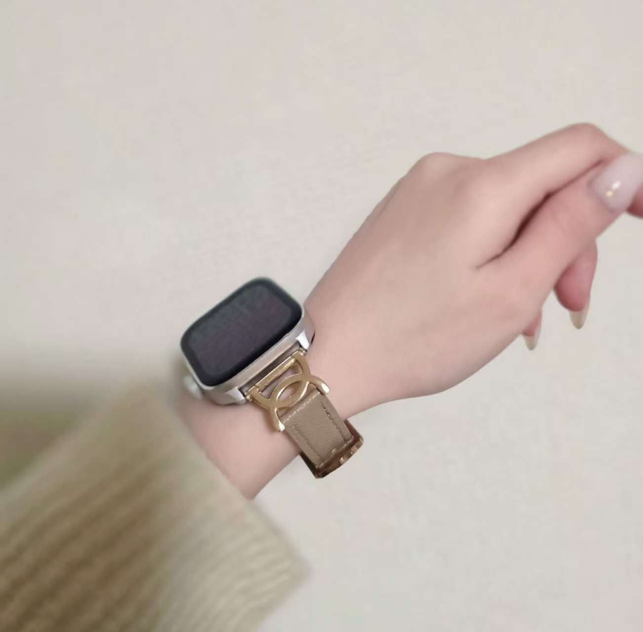 Mibro 共通用 レザーバンド 22mm対応