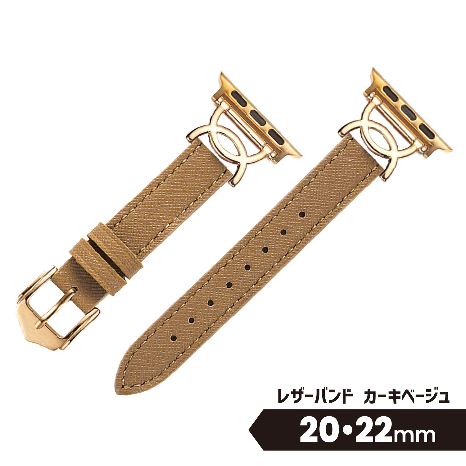 Mibro 共通用バンド レザー・スチールバンド 22mm対応