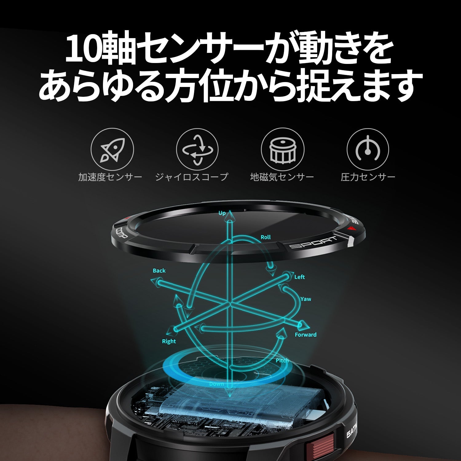 Mibro GS Active - スマートウォッチMibro日本公式サイト - Mibro GS Active - sp380010-C23-RSL